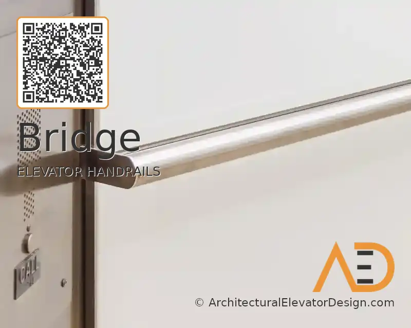 Bridge elevator handrail, interior view 2