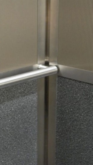 Stainless steel round handrail