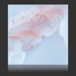 Rose Azure Onyx Backlit