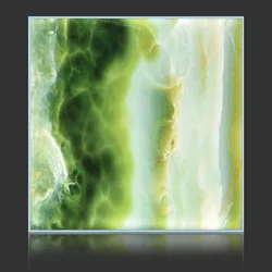 Dark Green Onyx Backlit