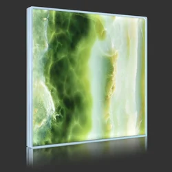 Dark Green Onyx Backlit
