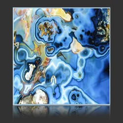 Mottled Blue Onyx Backlit