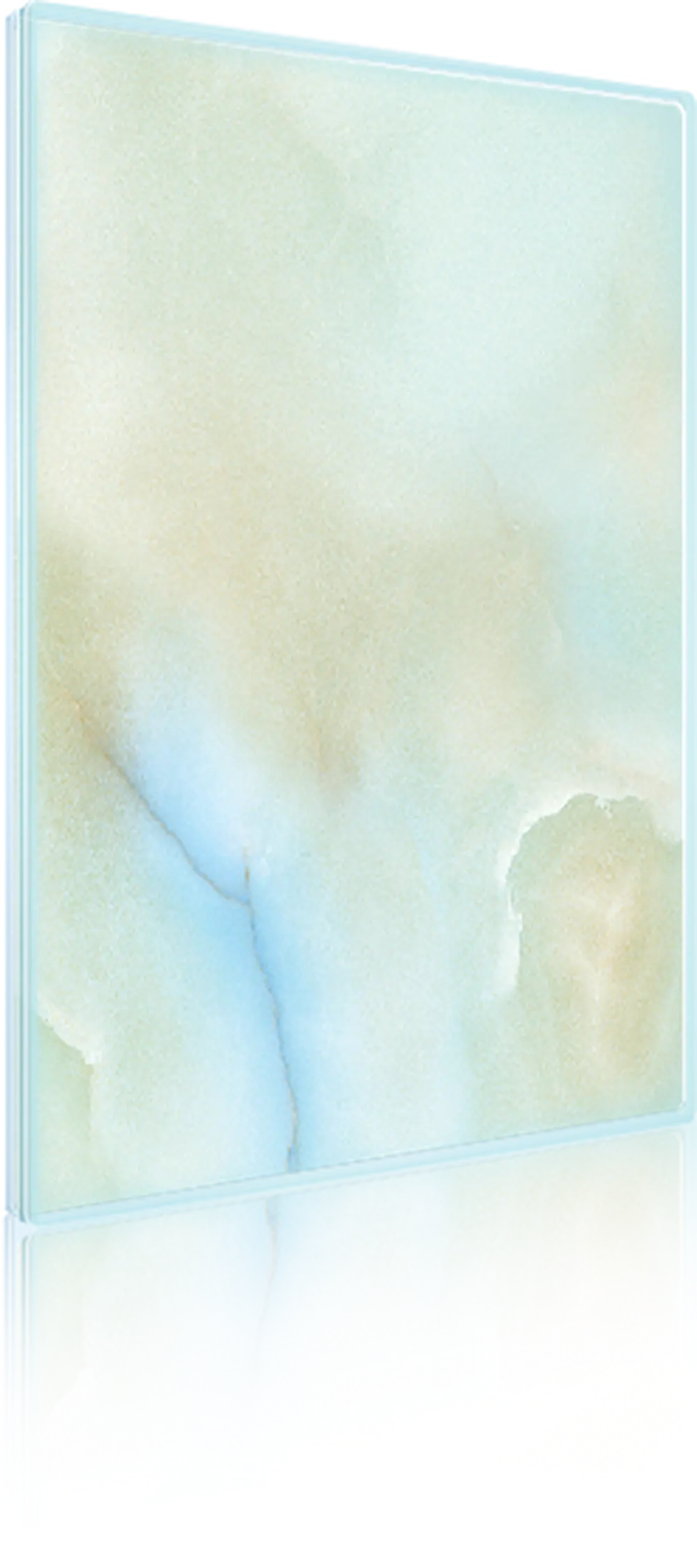 Pale Azure Onyx Backlit