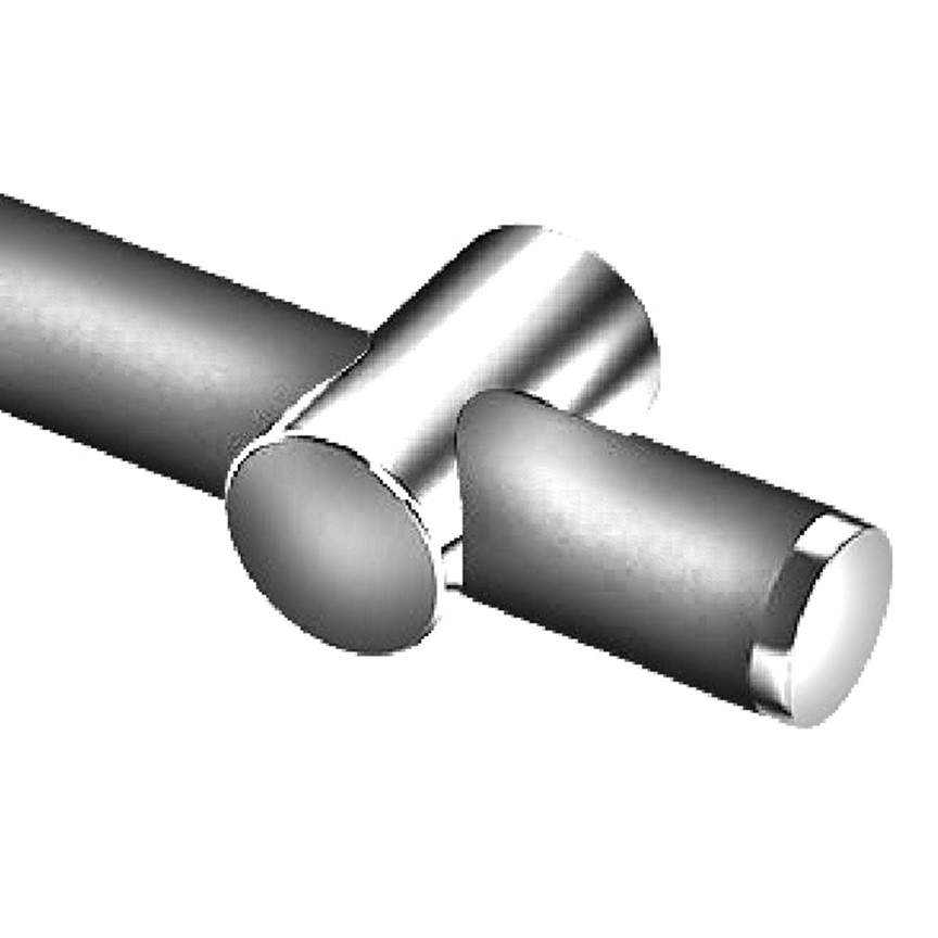 Transit Elevator Handrail | Full-Capture Flat-Face Standoff Design | AED