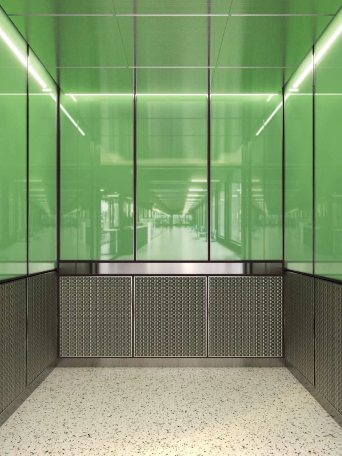 berlin-series-luxury-elevator-interior-green-backpainted-glass-1