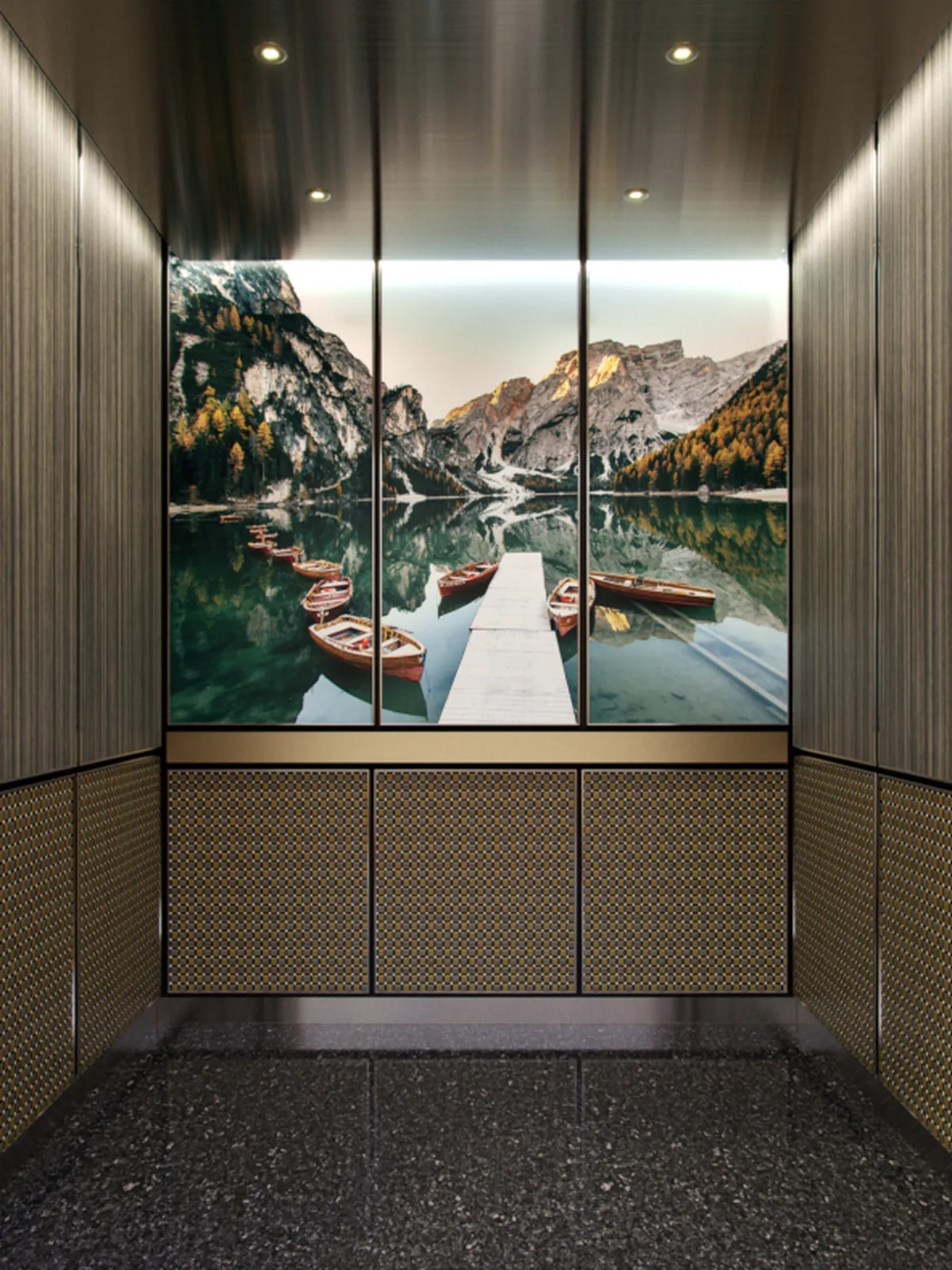 berlin-series-luxury-elevator-interior-back-lit-glass-mountain-lake-image-1