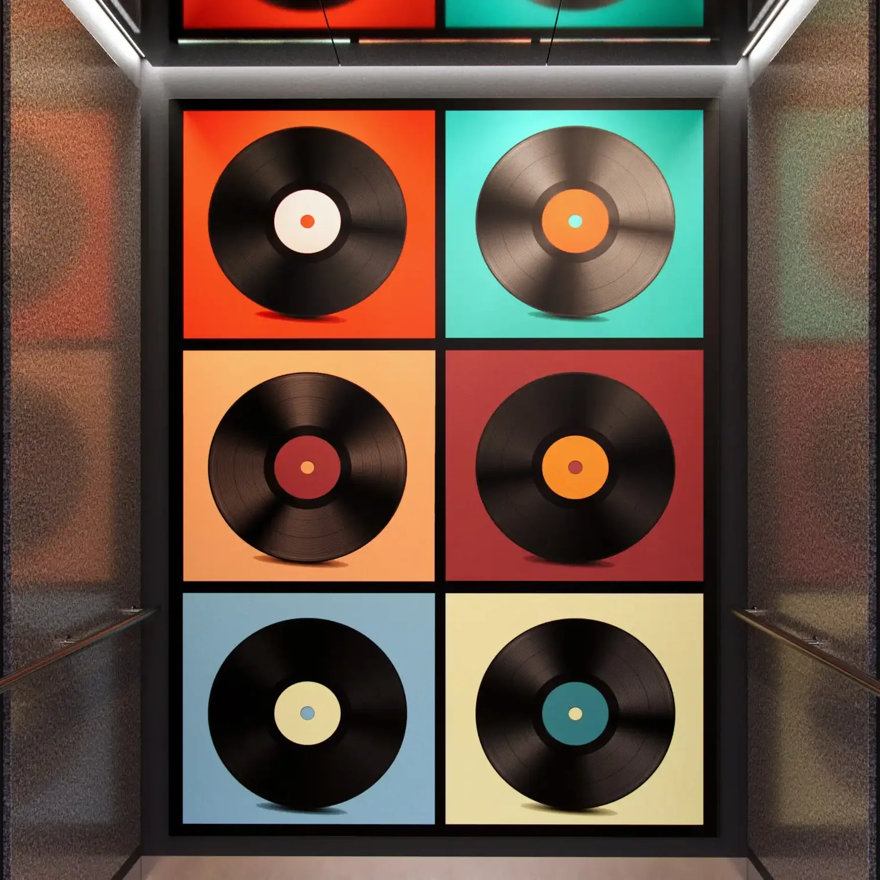custom-graphic-elevator-interiors-soho-laminate-records-1