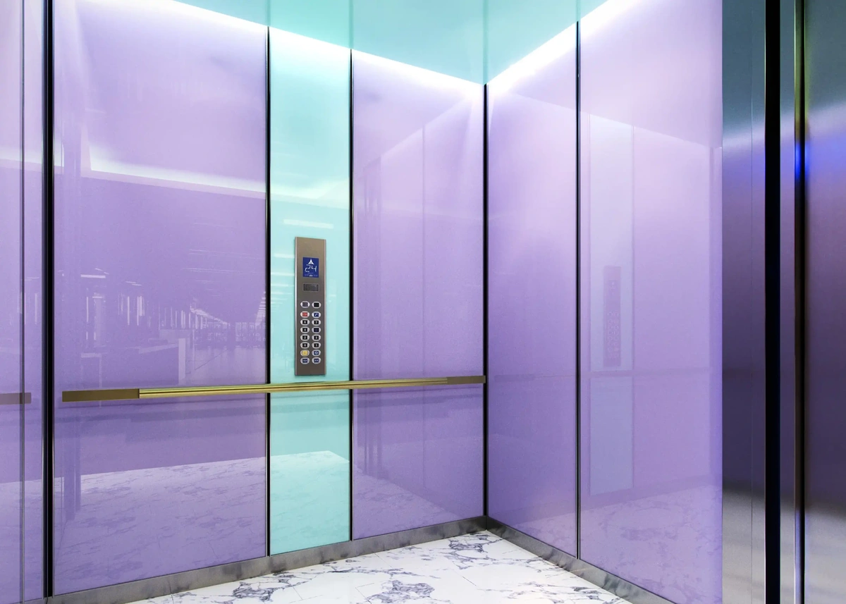 http://colored-glass-elevator-design-copenhagen-purple-glass-d-m