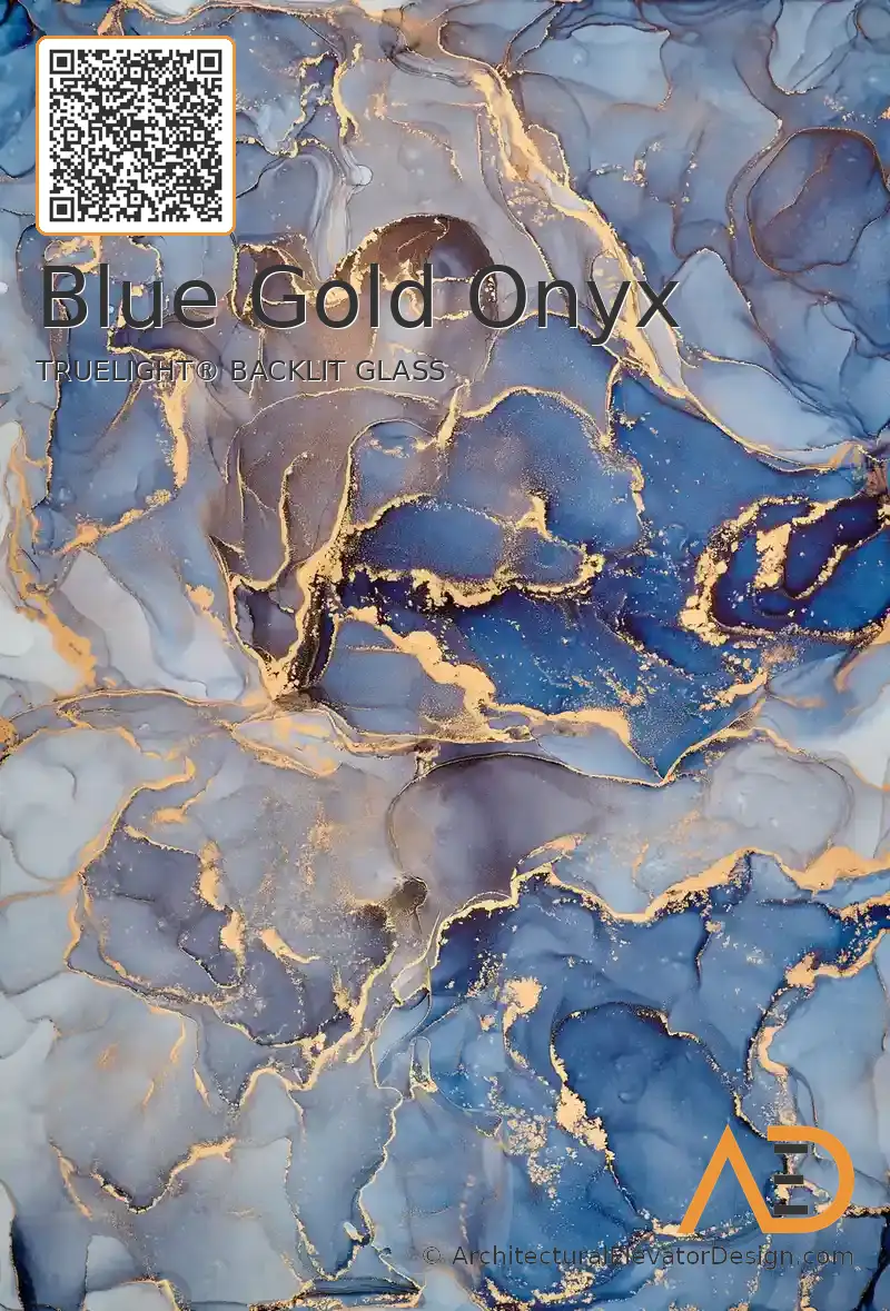 Blue Gold Onyx
