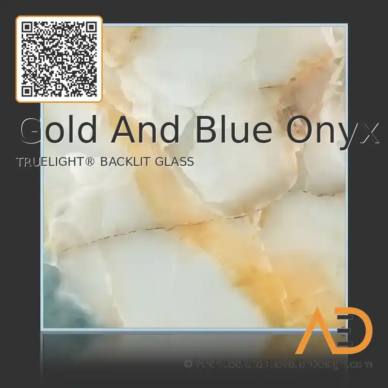 Gold And Blue Onyx