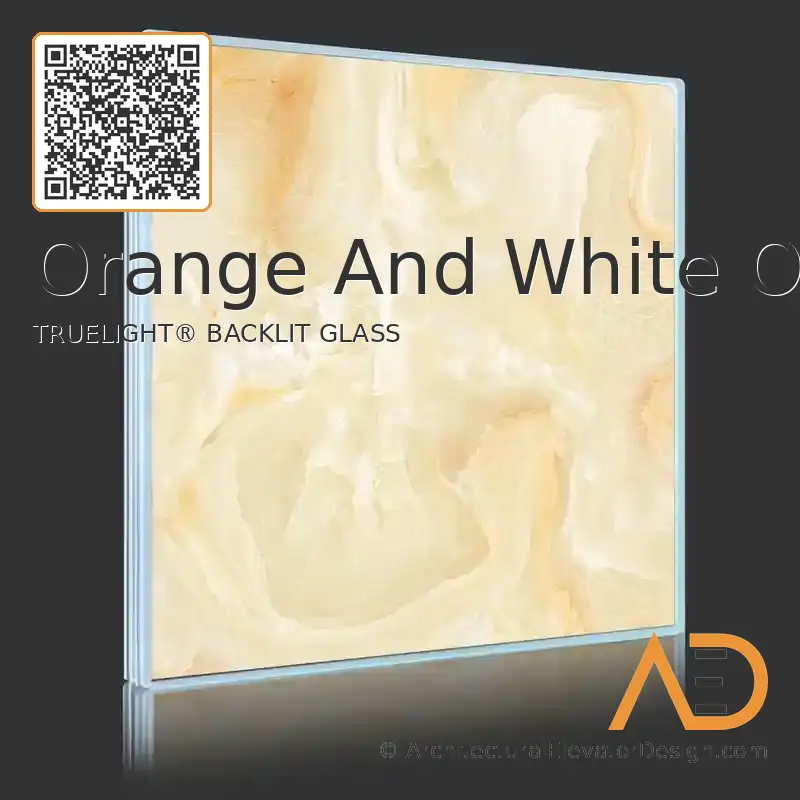 Orange And White Onyx
