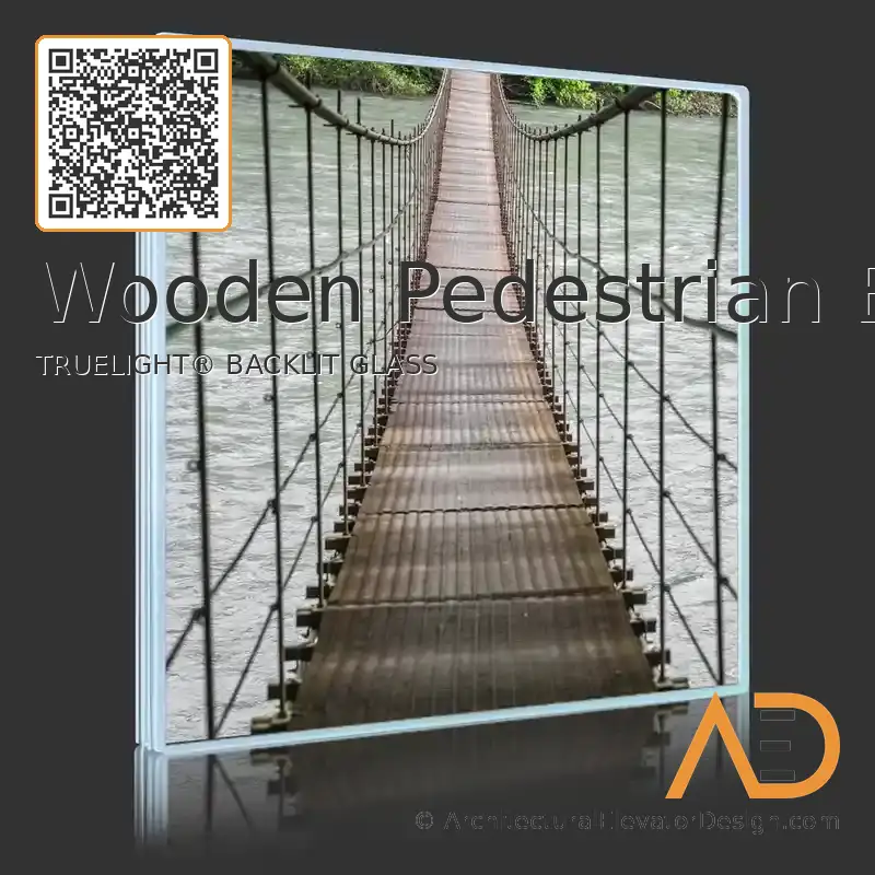 Wooden Pedestrian Bridge