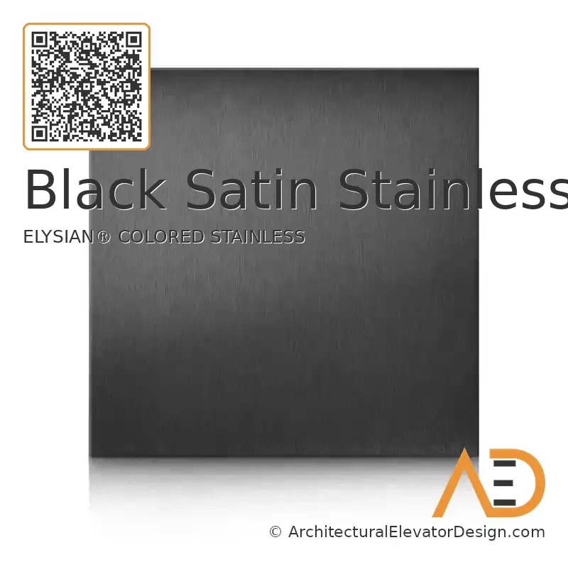 Black Satin Stainless