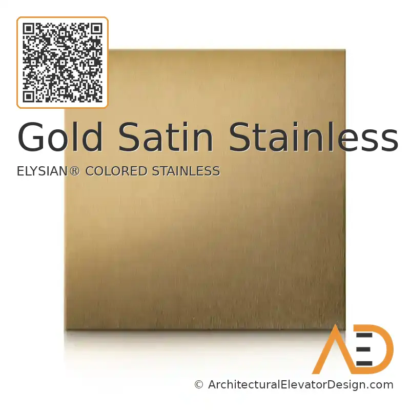 Gold Satin Stainless