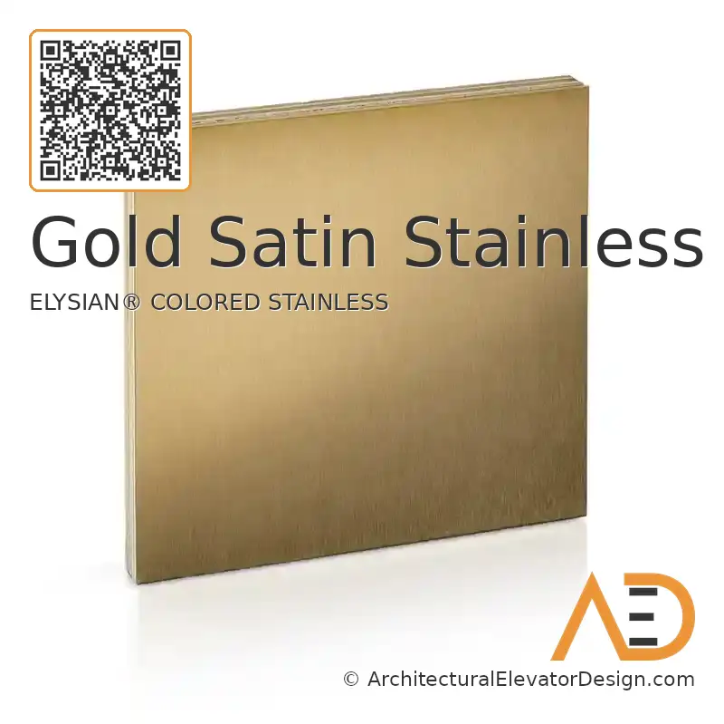 Gold Satin Stainless