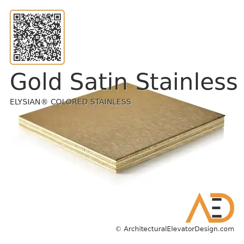 Gold Satin Stainless