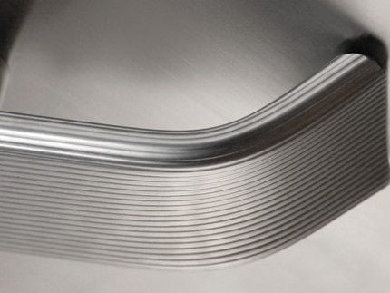 Flat bar elevator bumper rail end detail profile