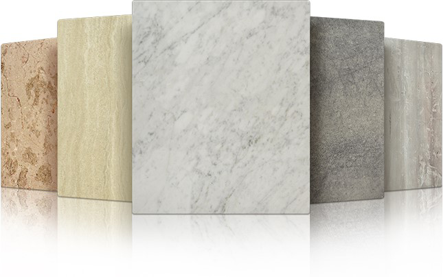 Lightweight stone elevator panel finish